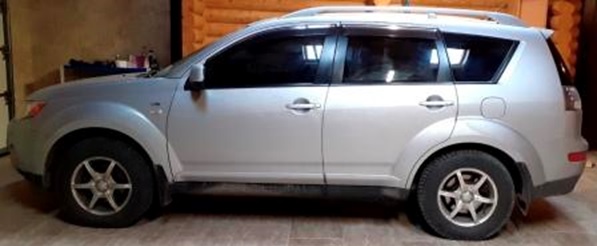 Автомобіль Mitsubishi Outlander, легковий універсал, сірий, держ.номер BH2020BE, 2007 р.в., номер кузова JMBXLCW6W7Z001667, об’єм двигуна 2998, інв.номер 1876