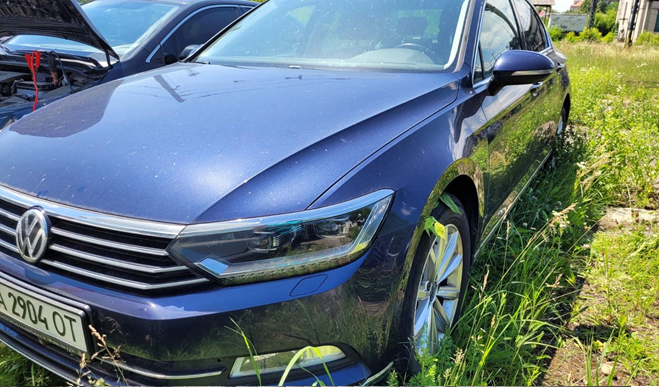 Автомобіль VOLKSWAGEN PASSAT 2015 р.в., колір синій, об’єм двигуна 1798 см. куб, номер кузова: WVWZZZ3CZFE483249, номер державної реєстрації: АА2904ОТ та сигналізація SPASE SECURITY GSM на авто Volkswagen Passat В8, р/н АА2904ОТ