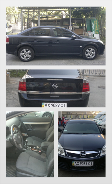 Автомобіль OPEL VECTRA ЛЕГКОВИЙ СЕДАН-В, номер шасі WOLOZCF6971126136, 2007р., бензин, 2200 см3. Шини 215/60 R16 Michelin Primacy та шини 205/60К16.