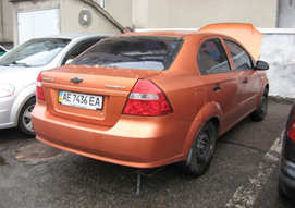 Легковий автомобіль CHEVROLET AVEO SF69Y, рік випуску 2007, номер шасі, кузова KL1SF69YE7B138062, номер державної реєстрації АЕ7436ЕА